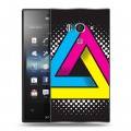 Дизайнерский пластиковый чехол для Sony Xperia acro S Мистика треугольника