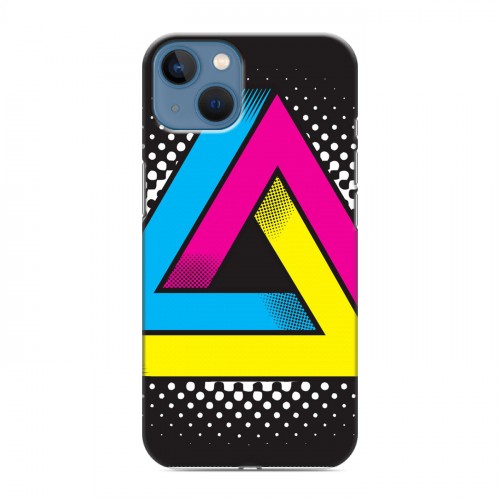 Дизайнерский силиконовый чехол для Iphone 13 Мистика треугольника