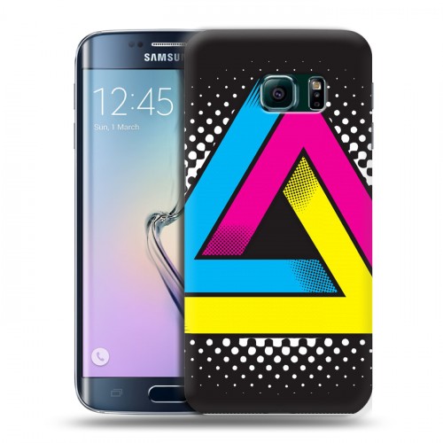 Дизайнерский пластиковый чехол для Samsung Galaxy S6 Edge Мистика треугольника