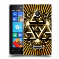 Дизайнерский пластиковый чехол для Microsoft Lumia 435 Мистика треугольника