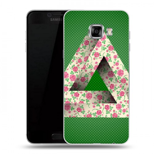 Дизайнерский пластиковый чехол для Samsung Galaxy C5 Мистика треугольника