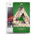 Дизайнерский пластиковый чехол для Sony Xperia E Мистика треугольника