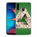 Дизайнерский пластиковый чехол для Samsung Galaxy A20s Мистика треугольника