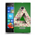 Дизайнерский пластиковый чехол для Microsoft Lumia 435 Мистика треугольника