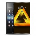 Дизайнерский пластиковый чехол для Sony Xperia acro S Мистика треугольника