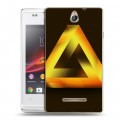 Дизайнерский пластиковый чехол для Sony Xperia E Мистика треугольника