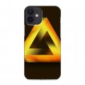 Дизайнерский силиконовый с усиленными углами чехол для Iphone 12 Mini Мистика треугольника