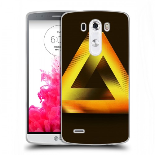 Дизайнерский пластиковый чехол для LG G3 (Dual-LTE) Мистика треугольника