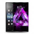 Дизайнерский пластиковый чехол для Sony Xperia acro S Мистика треугольника