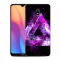 Дизайнерский силиконовый с усиленными углами чехол для Xiaomi RedMi 8A Мистика треугольника