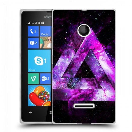 Дизайнерский пластиковый чехол для Microsoft Lumia 435 Мистика треугольника