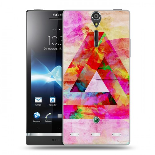 Дизайнерский пластиковый чехол для Sony Xperia S Мистика треугольника