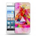 Дизайнерский пластиковый чехол для Huawei Ascend D2 Мистика треугольника