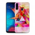 Дизайнерский пластиковый чехол для Samsung Galaxy A20s Мистика треугольника