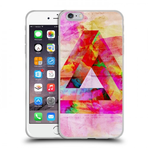 Дизайнерский силиконовый чехол для Iphone 6 Plus/6s Plus Мистика треугольника
