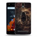 Дизайнерский силиконовый чехол для Wileyfox Storm Коллаж с животными