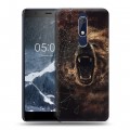 Дизайнерский пластиковый чехол для Nokia 5.1 Коллаж с животными