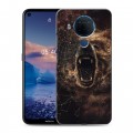 Дизайнерский силиконовый чехол для Nokia 5.4 Коллаж с животными