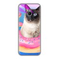 Дизайнерский силиконовый чехол для Nokia 230 Космик кошки