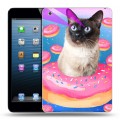 Дизайнерский силиконовый чехол для Ipad Mini Космик кошки