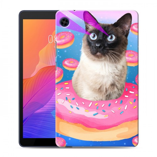 Дизайнерский силиконовый чехол для Huawei MatePad T8 Космик кошки