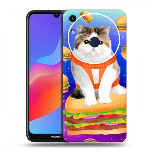 Дизайнерский пластиковый чехол для Huawei Honor 8A Космик кошки