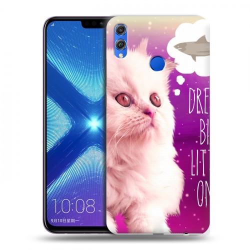 Дизайнерский силиконовый чехол для Huawei Honor 8X Космик кошки