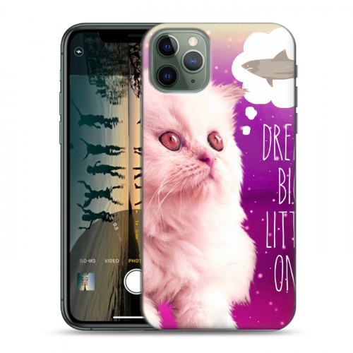 Дизайнерский пластиковый чехол для Iphone 11 Pro Max Космик кошки