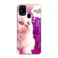 Дизайнерский силиконовый чехол для Samsung Galaxy M31 Космик кошки