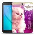 Дизайнерский силиконовый чехол для Samsung Galaxy Tab A 9.7 Космик кошки