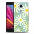 Дизайнерский силиконовый чехол для Huawei Honor 5X Романтик цветы