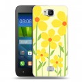 Дизайнерский пластиковый чехол для Huawei Y5c Романтик цветы