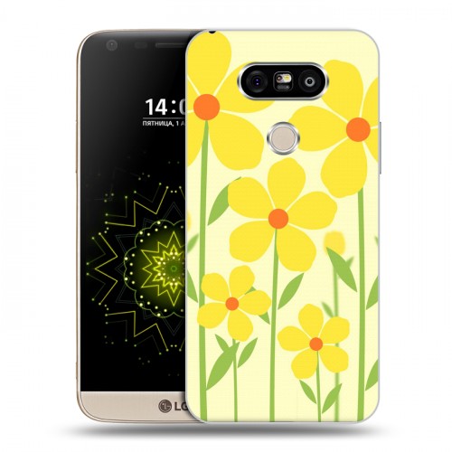 Дизайнерский пластиковый чехол для LG G5 Романтик цветы