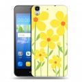 Дизайнерский пластиковый чехол для Huawei Y6 Романтик цветы