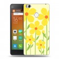 Дизайнерский силиконовый чехол для Xiaomi Mi4S Романтик цветы