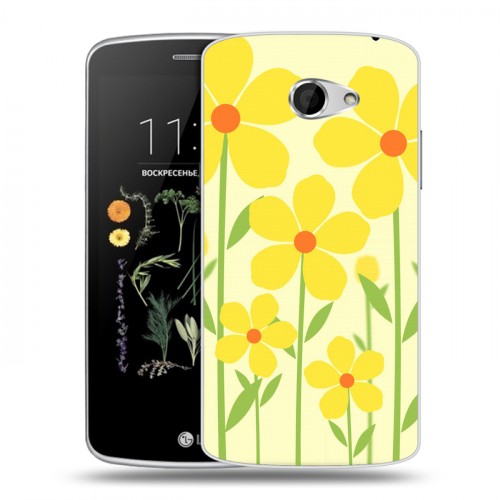 Дизайнерский силиконовый чехол для LG K5 Романтик цветы