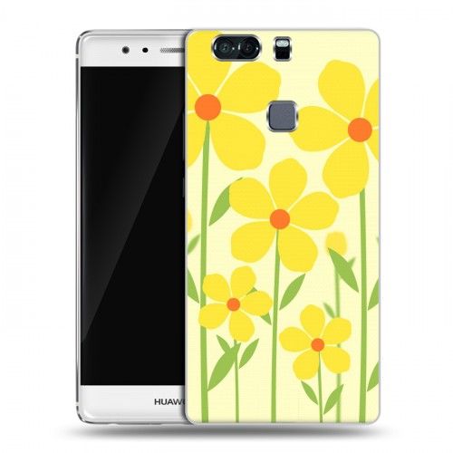 Дизайнерский пластиковый чехол для Huawei P9 Plus Романтик цветы