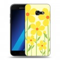 Дизайнерский силиконовый чехол для Samsung Galaxy A7 (2017) Романтик цветы