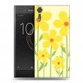 Дизайнерский пластиковый чехол для Sony Xperia XZs Романтик цветы