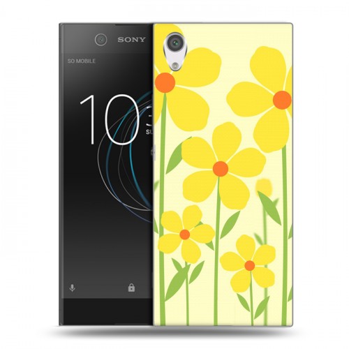 Дизайнерский силиконовый чехол для Sony Xperia XA1 Романтик цветы