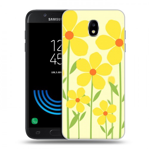 Дизайнерский пластиковый чехол для Samsung Galaxy J5 (2017) Романтик цветы