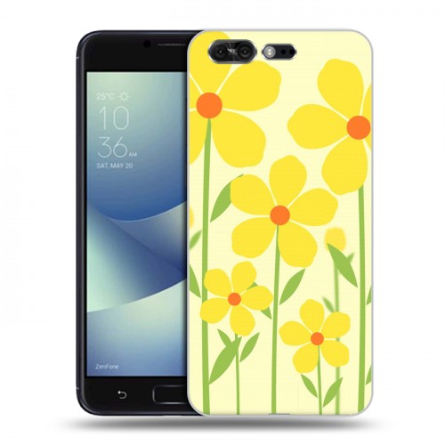 Дизайнерский силиконовый чехол для ASUS ZenFone 4 Pro Романтик цветы