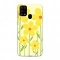 Дизайнерский силиконовый чехол для Samsung Galaxy M31 Романтик цветы