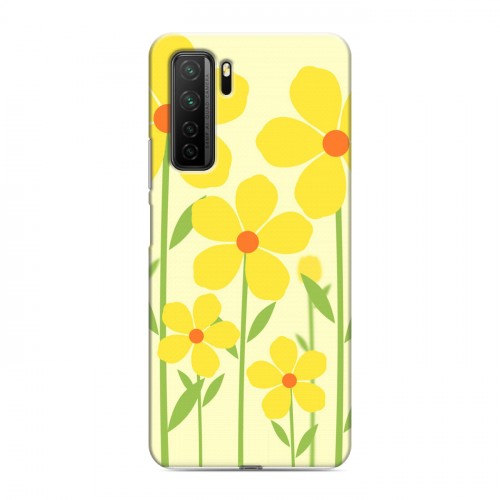 Дизайнерский силиконовый с усиленными углами чехол для Huawei Honor 30S Романтик цветы
