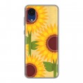 Дизайнерский силиконовый чехол для Samsung Galaxy A03 Core Романтик цветы