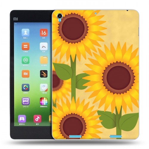 Дизайнерский силиконовый чехол для Xiaomi MiPad Романтик цветы