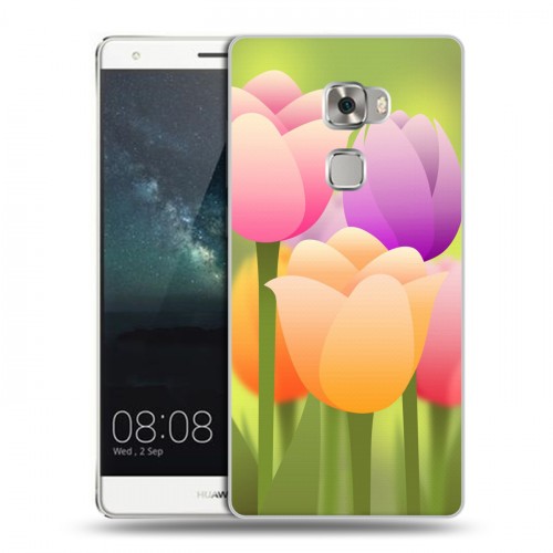 Дизайнерский пластиковый чехол для Huawei Mate S Романтик цветы