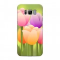Дизайнерский силиконовый чехол для Samsung Galaxy S8 Романтик цветы
