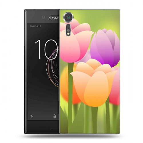 Дизайнерский пластиковый чехол для Sony Xperia XZs Романтик цветы