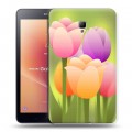Дизайнерский силиконовый чехол для Samsung Galaxy Tab A 8.0 (2017) Романтик цветы